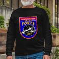 United States Space Force Adventure Ussf Long Sleeve T-Shirt Gifts for Old Men
