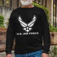 US Air Force Logo Long Sleeve T-Shirt Gifts for Old Men