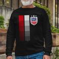 Usa Soccer Tshirt Long Sleeve T-Shirt Gifts for Old Men