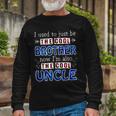 I Used To Just Be The Cool Big Brother Now Im The Cool Uncle Tshirt Long Sleeve T-Shirt Gifts for Old Men