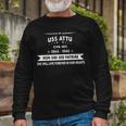 Uss Attu Cve V2 Long Sleeve T-Shirt Gifts for Old Men