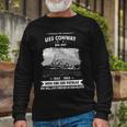 Uss Conway Dd Long Sleeve T-Shirt Gifts for Old Men