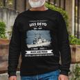 Uss Deyo Dd V2 Long Sleeve T-Shirt Gifts for Old Men