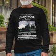 Uss Harwood Dd Long Sleeve T-Shirt Gifts for Old Men