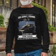 Uss John C Stennis Cvn V3 Long Sleeve T-Shirt Gifts for Old Men