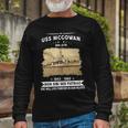 Uss Mcgowan Dd Long Sleeve T-Shirt Gifts for Old Men