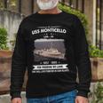 Uss Monticello Lsd V2 Long Sleeve T-Shirt Gifts for Old Men