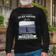 Uss New Hampshire Ssn Long Sleeve T-Shirt Gifts for Old Men