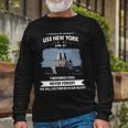 Uss New York Lpd Long Sleeve T-Shirt Gifts for Old Men