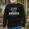 Uss Philip Dd 498 De V2 Long Sleeve T-Shirt Gifts for Old Men