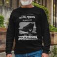 Uss Sea Poacher Ss 406 Agss Long Sleeve T-Shirt Gifts for Old Men