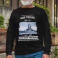 Uss Texas Cgn Long Sleeve T-Shirt Gifts for Old Men