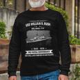 Uss William R Rush Dd 714 Ddr Long Sleeve T-Shirt Gifts for Old Men