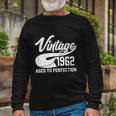 Vintage 1962 Aged To Perfection 60Th Birthday Long Sleeve T-Shirt Gifts for Old Men