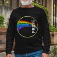 Vintage Rainbow Gay Pride Long Sleeve T-Shirt Gifts for Old Men