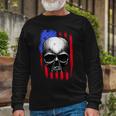 Vintage Usa American Flag V2 Long Sleeve T-Shirt Gifts for Old Men