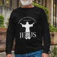 Warning I May Spontaneously Talk About Jesus Religion Long Sleeve T-Shirt Gifts for Old Men