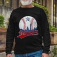 Washington Baseball Vintage Style Fan Long Sleeve T-Shirt Gifts for Old Men