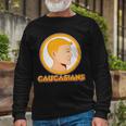 Washington Caucasians Football Logo Tshirt Long Sleeve T-Shirt Gifts for Old Men