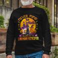 The Witch Beware Of The Labrador Retriever Halloween Long Sleeve T-Shirt Gifts for Old Men