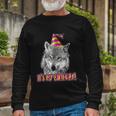 Wolf Birthday Themed Party Wolves Theme Girl Wolf Lover V3 Long Sleeve T-Shirt Gifts for Old Men