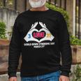 World Down Syndrome Day March 21 Tshirt Long Sleeve T-Shirt Gifts for Old Men