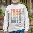 1973 Roe V Wade Vintage Retro Long Sleeve T-Shirt Gifts for Old Men