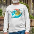 Ocean Wave Sunset  Happiness Comes In Waves Summer Gift Unisex Long Sleeve