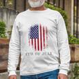4Th Of July Usa Flag Vintage Distressed Independence Day Great Long Sleeve T-Shirt Gifts for Old Men