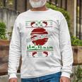 Fishing Santa Long Sleeve T-Shirt Gifts for Old Men