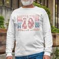 Girls 10Th Birthday Double Digits Tenth Hippie Daisy Print V2 Long Sleeve T-Shirt Gifts for Old Men
