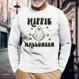 Halloween Cute Hippie Halloween Design Men Women Long Sleeve T-shirt Graphic Print Unisex Gifts for Old Men