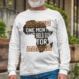 One Month Can Hold Our History Black History Month Long Sleeve T-Shirt Gifts for Old Men