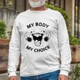 Pro-Choice Texas Power My Uterus Decision Roe Wade Long Sleeve T-Shirt T-Shirt Gifts for Old Men