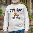 Pro Roe 1973 70S 1970S Rights Vintage Retro Skater Skating Long Sleeve T-Shirt Gifts for Old Men