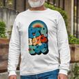 Pro Roe 1973 Pro Choice Rights Retro Vintage Groovy Long Sleeve T-Shirt Gifts for Old Men