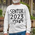Senior Mom 2023 Cute Heart Marching Band Parent Class 2023 Long Sleeve T-Shirt Gifts for Old Men