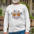 Smiley Face Thick Thights And Spooky Vibes Halloween Long Sleeve T-Shirt Gifts for Old Men