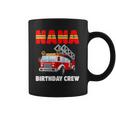 Womens Nana Birthday Crew  Fire Truck Birthday Fireman  Coffee Mug