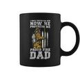 Firefighter Proud Fire Dad Firefighter Dad Of A Fireman Father V2 Coffee Mug