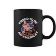 4Th Of July Cat American Flag Glasses Coffee Mug