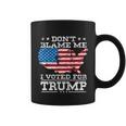 4Th Of July Dont Blame Me I Voted For Trump Coffee Mug