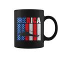 4Th Of July Helicopter American Flag Proud American Coffee Mug