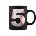 5Th Birthday Baseball Big Number Five 5 Year Old Boy Girl V4 Coffee Mug