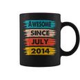 8 Years Old Birthday Awesome Since July 2014 8Th Birthday Coffee Mug