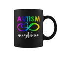 Autism Acceptance Rainbow Tshirt Coffee Mug