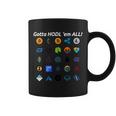 Bitcoin Litecoin Gotta Hodl Em All Cryptocurrency Logos Tshirt Coffee Mug