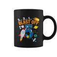 Blast Off Im 5 Funny Astronaut 5Th Birthday Space Costume Coffee Mug