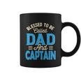 Blessed To Be Called Dad And Captain Fathers Day Gift For Father Fathers Day Gift Coffee Mug