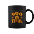 Boo Tiful Pumpkin Halloween Quote Coffee Mug